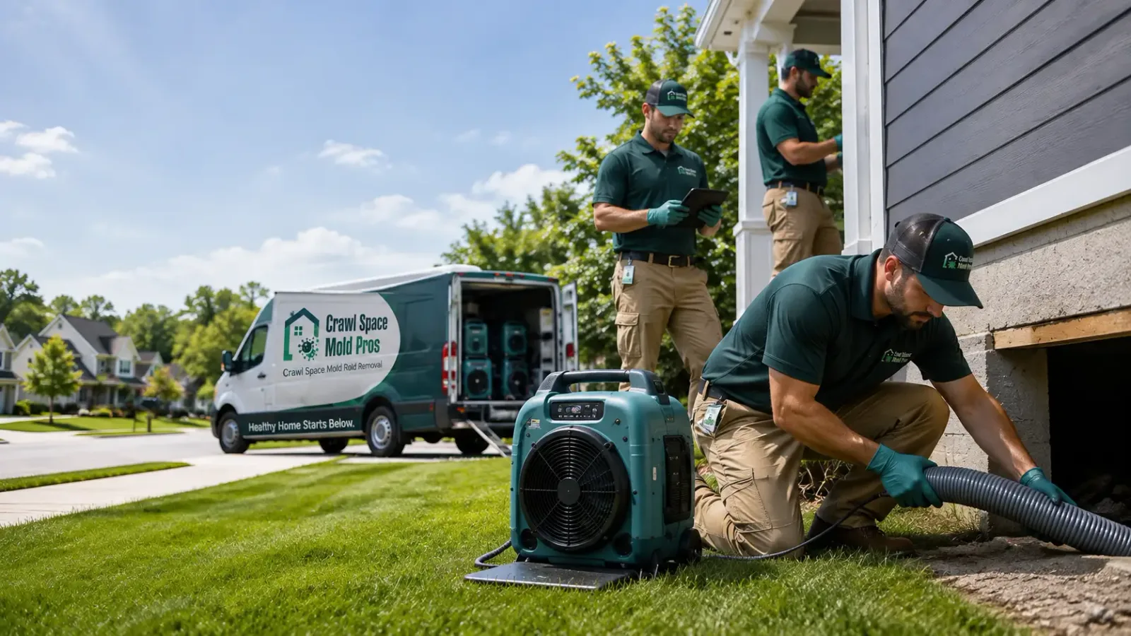 Crawl Space Mold Removal in Baroda, MI